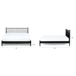 Lenia King Bed - Black