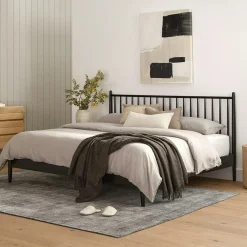 Lenia King Bed - Black