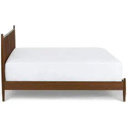 Lenia King Bed - Walnut