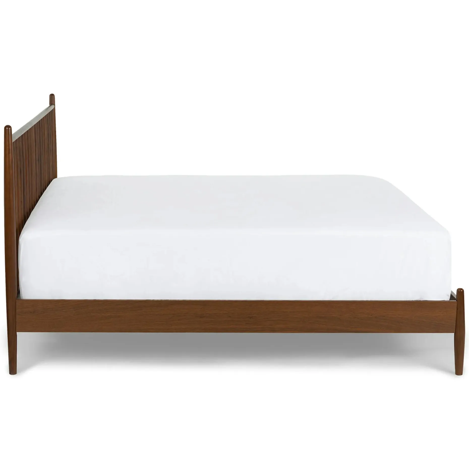 Lenia King Bed - Walnut