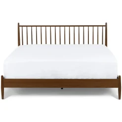 Lenia King Bed - Walnut