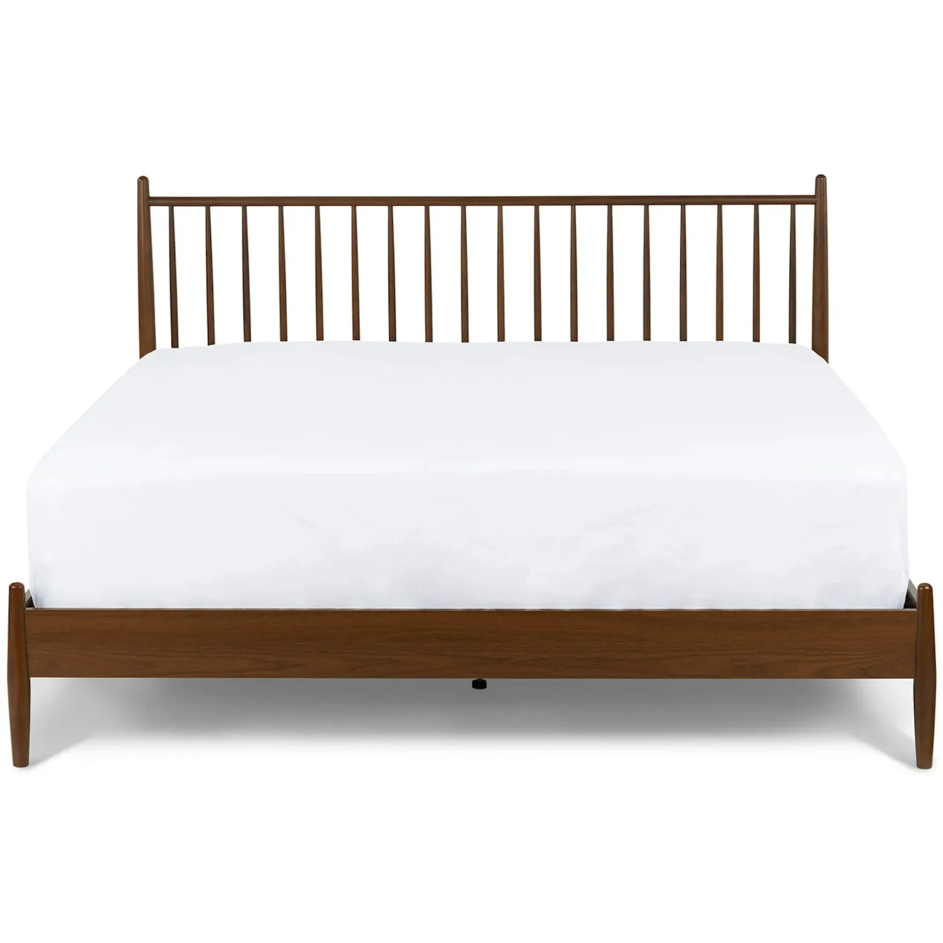Lenia King Bed - Walnut