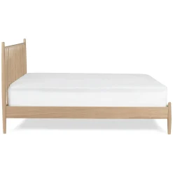 Lenia King Bed - White Oak