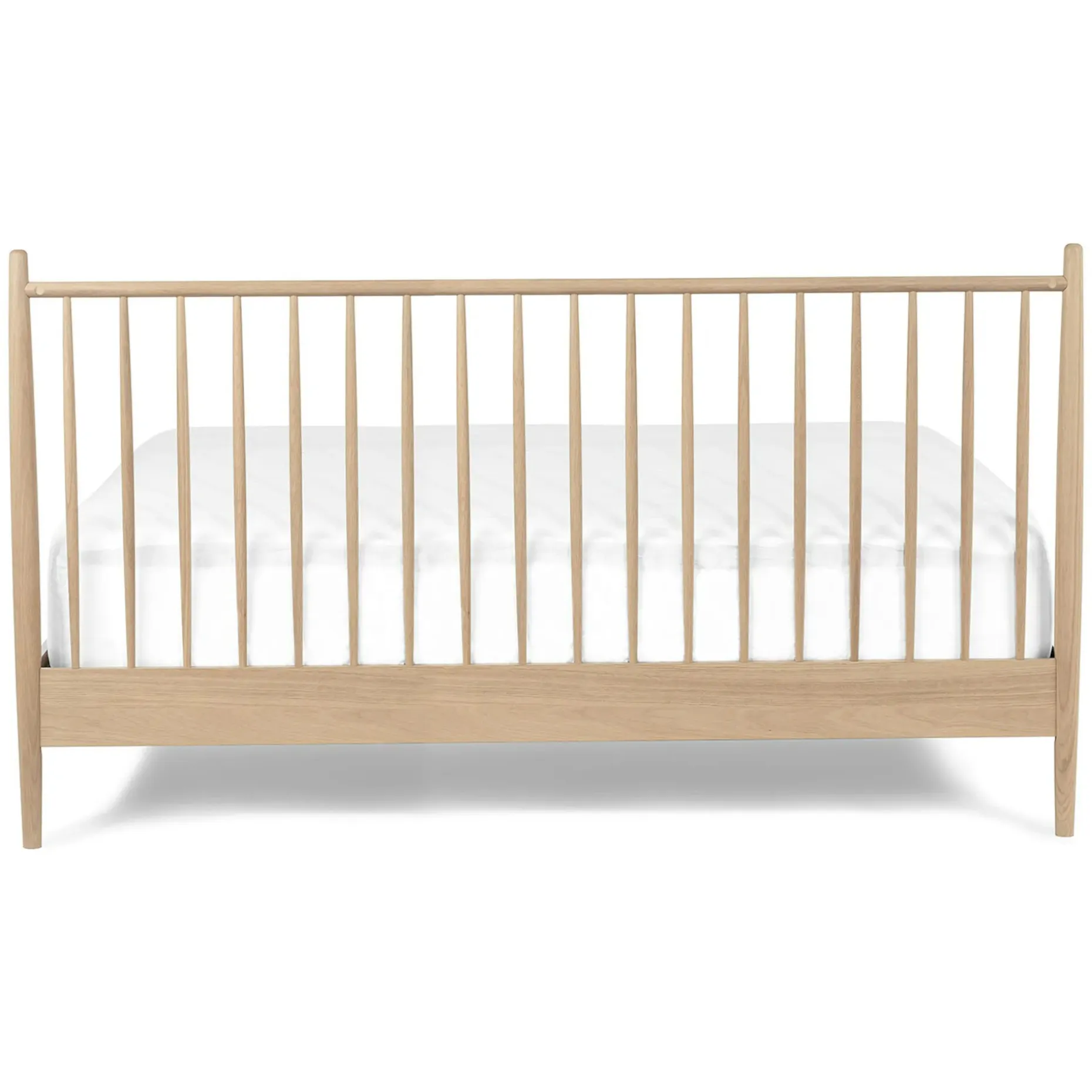 Lenia King Bed - White Oak