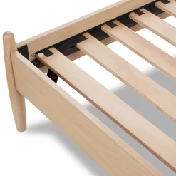 Lenia King Bed - White Oak