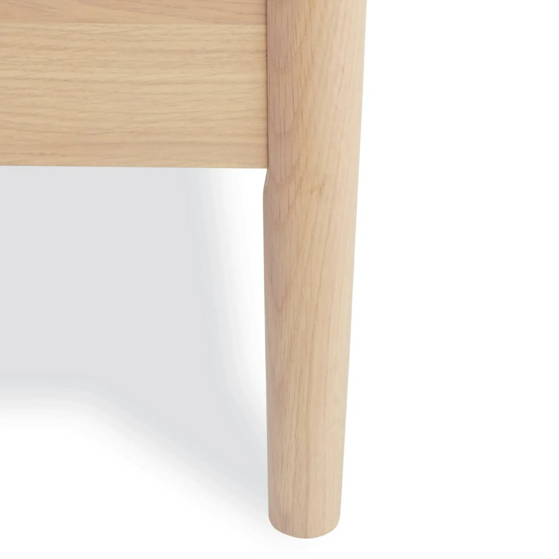 Lenia King Bed - White Oak