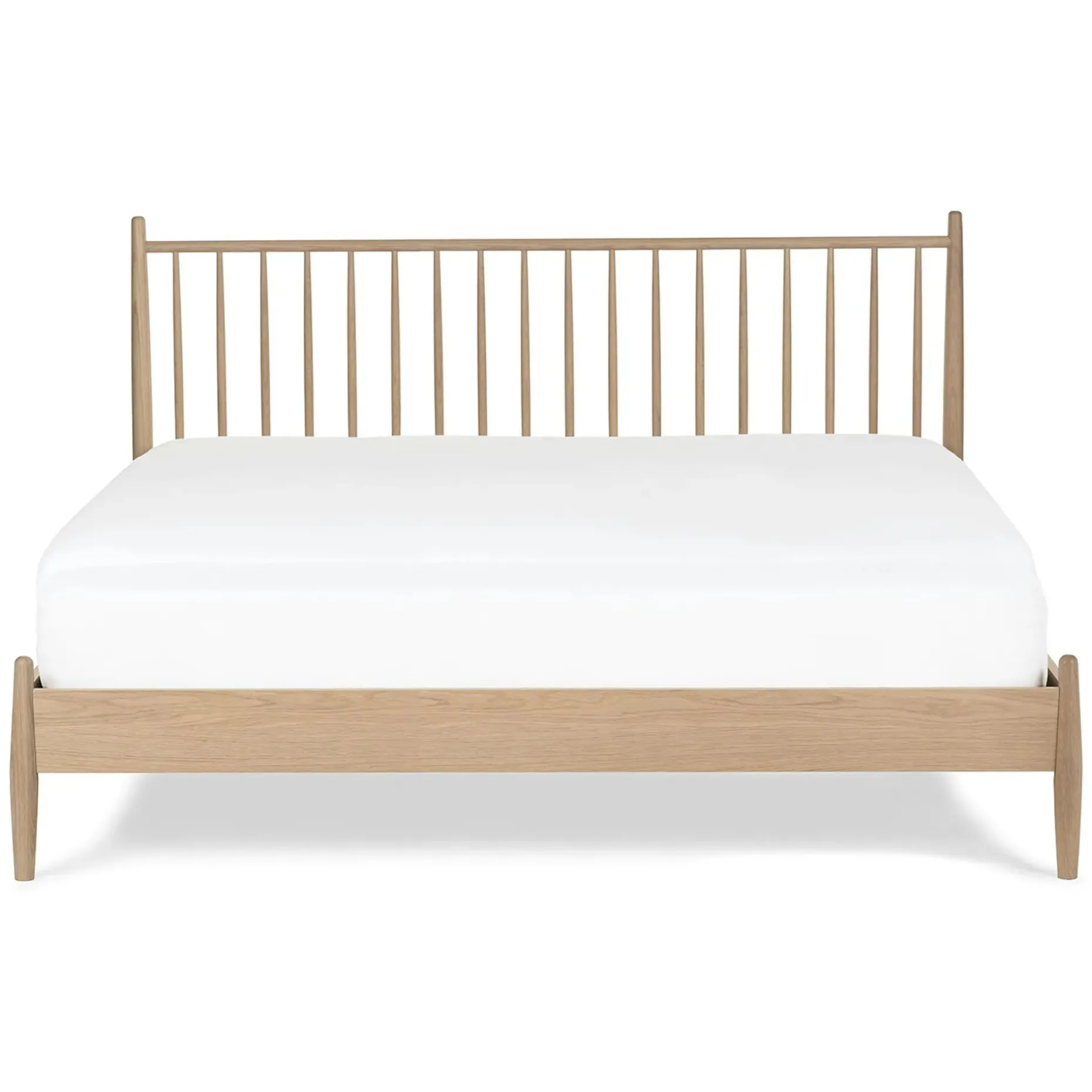 Lenia King Bed - White Oak