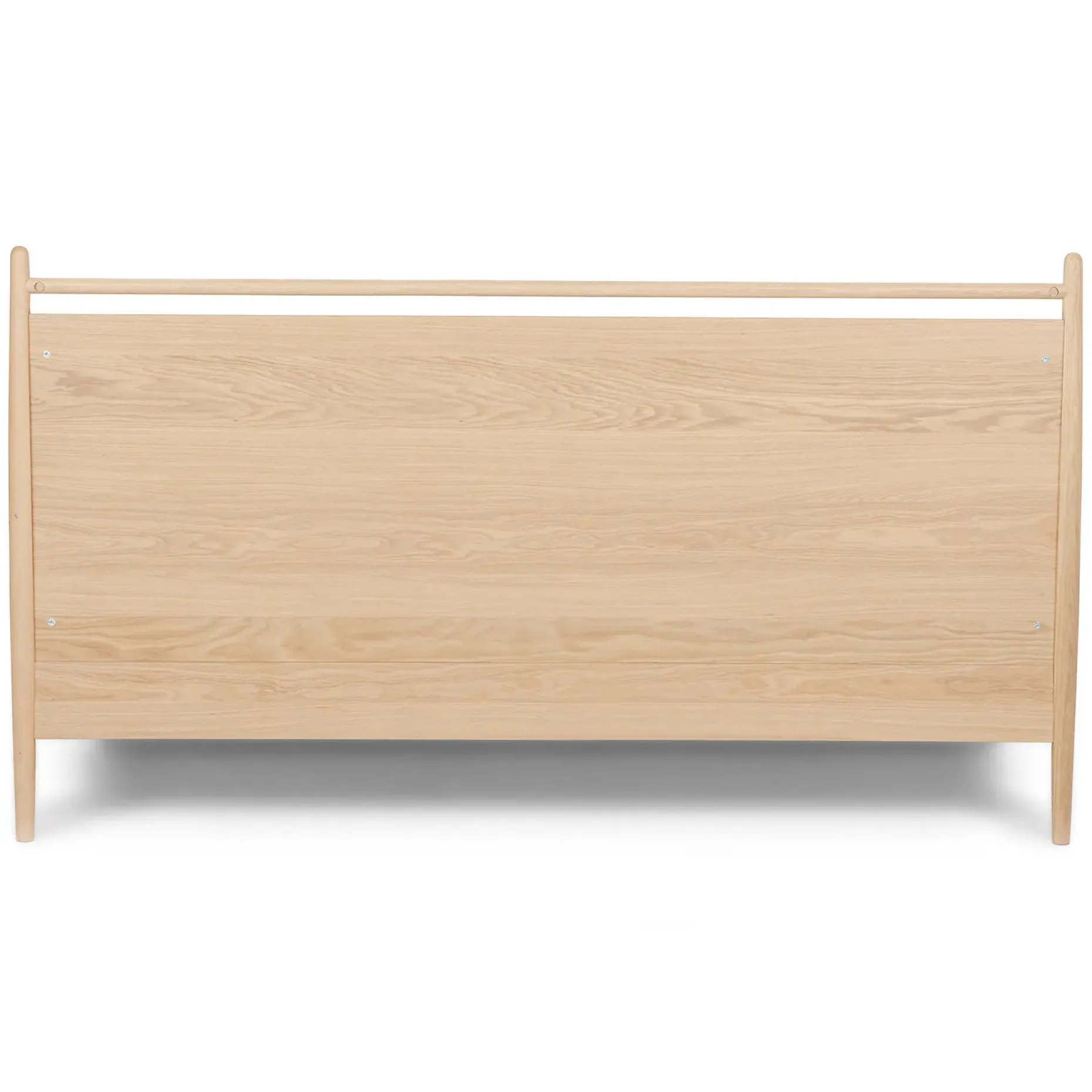 Lenia King Panel Bed - White Oak
