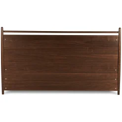 Lenia King Panel Storage Bed - Walnut