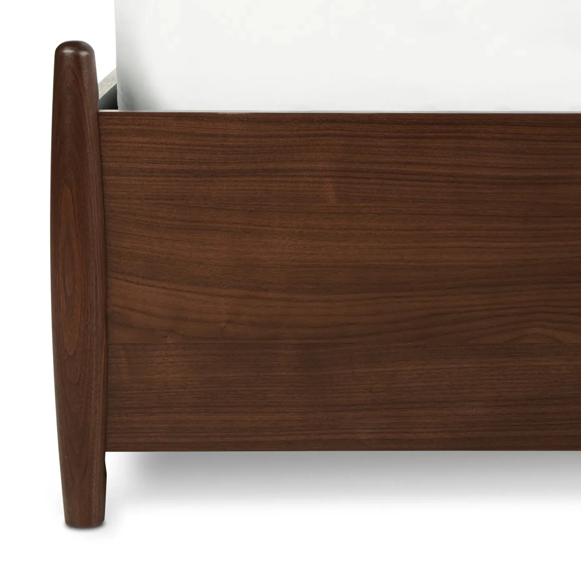 Lenia King Panel Storage Bed - Walnut