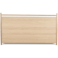 Lenia King Panel Storage Bed - White Oak
