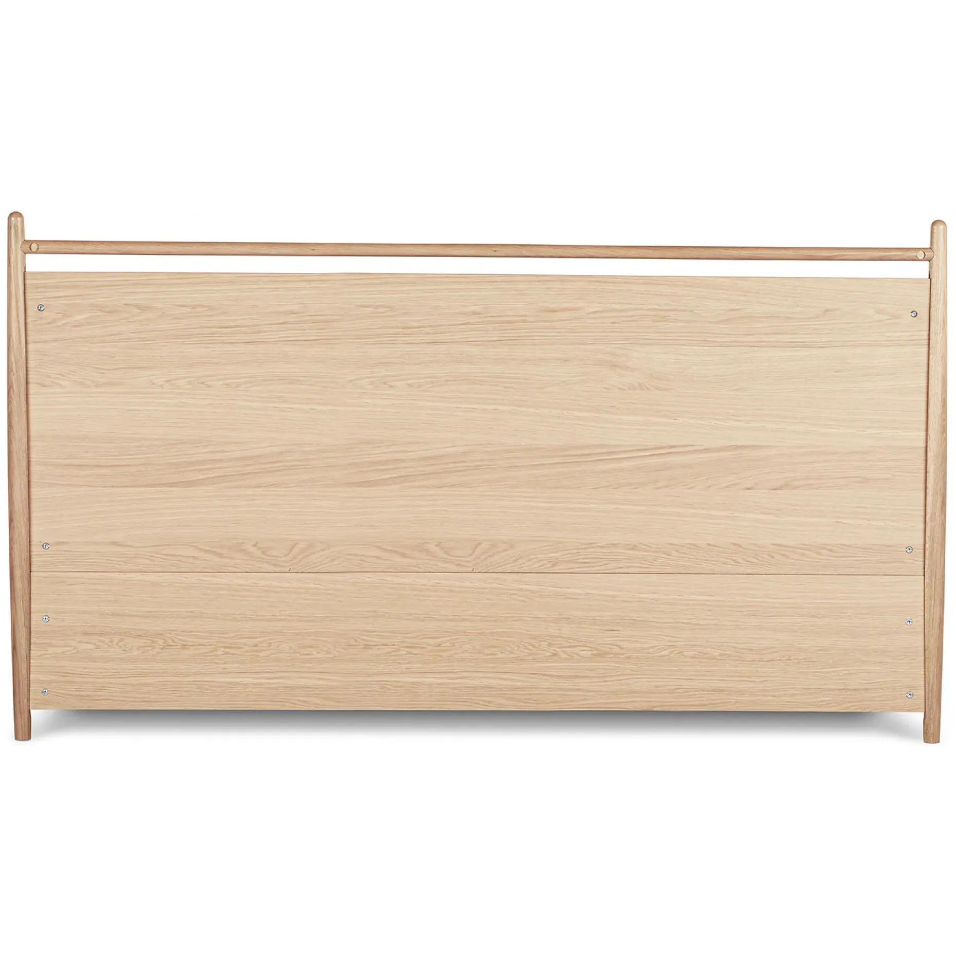 Lenia King Panel Storage Bed - White Oak