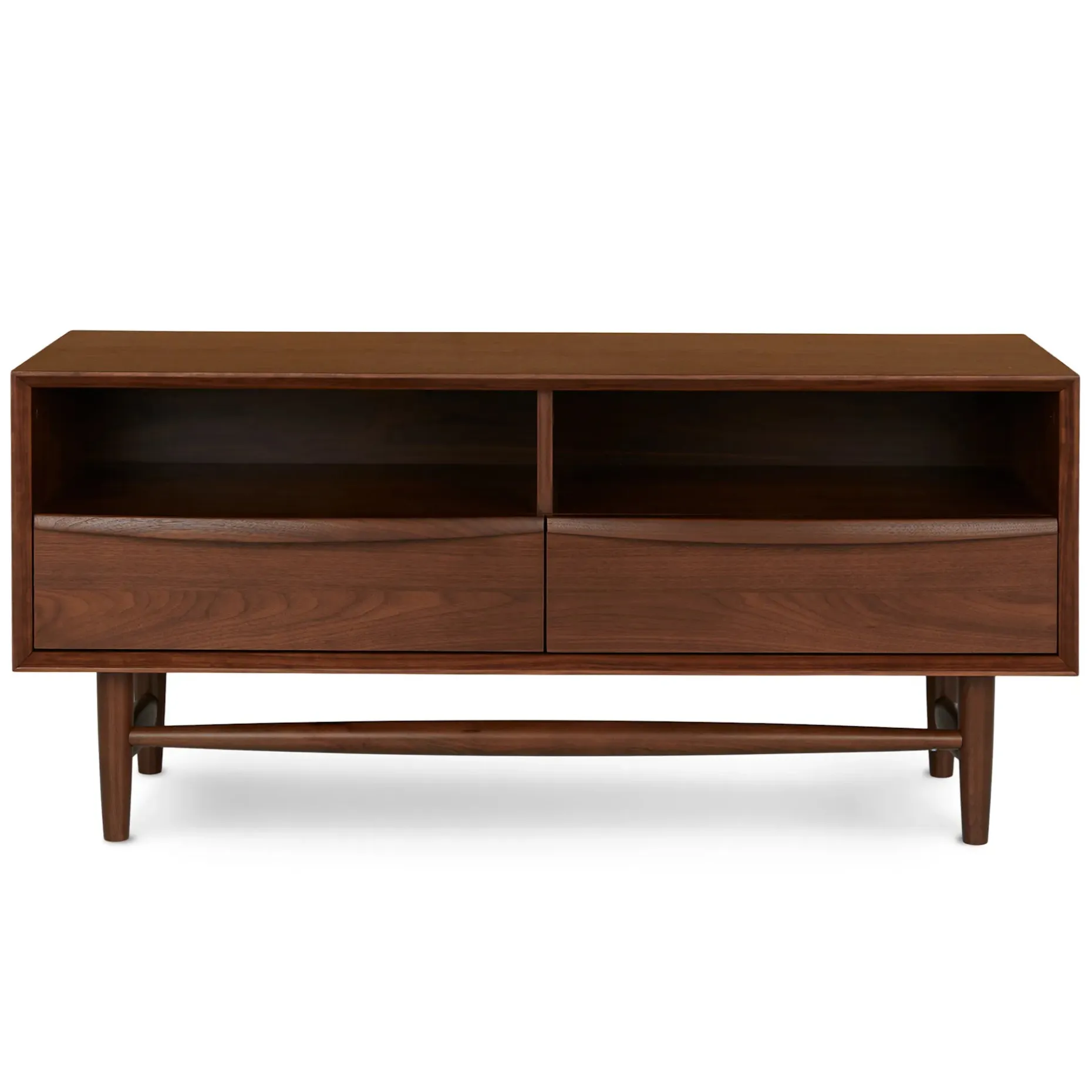 Lenia 42" Low Media Unit - Walnut