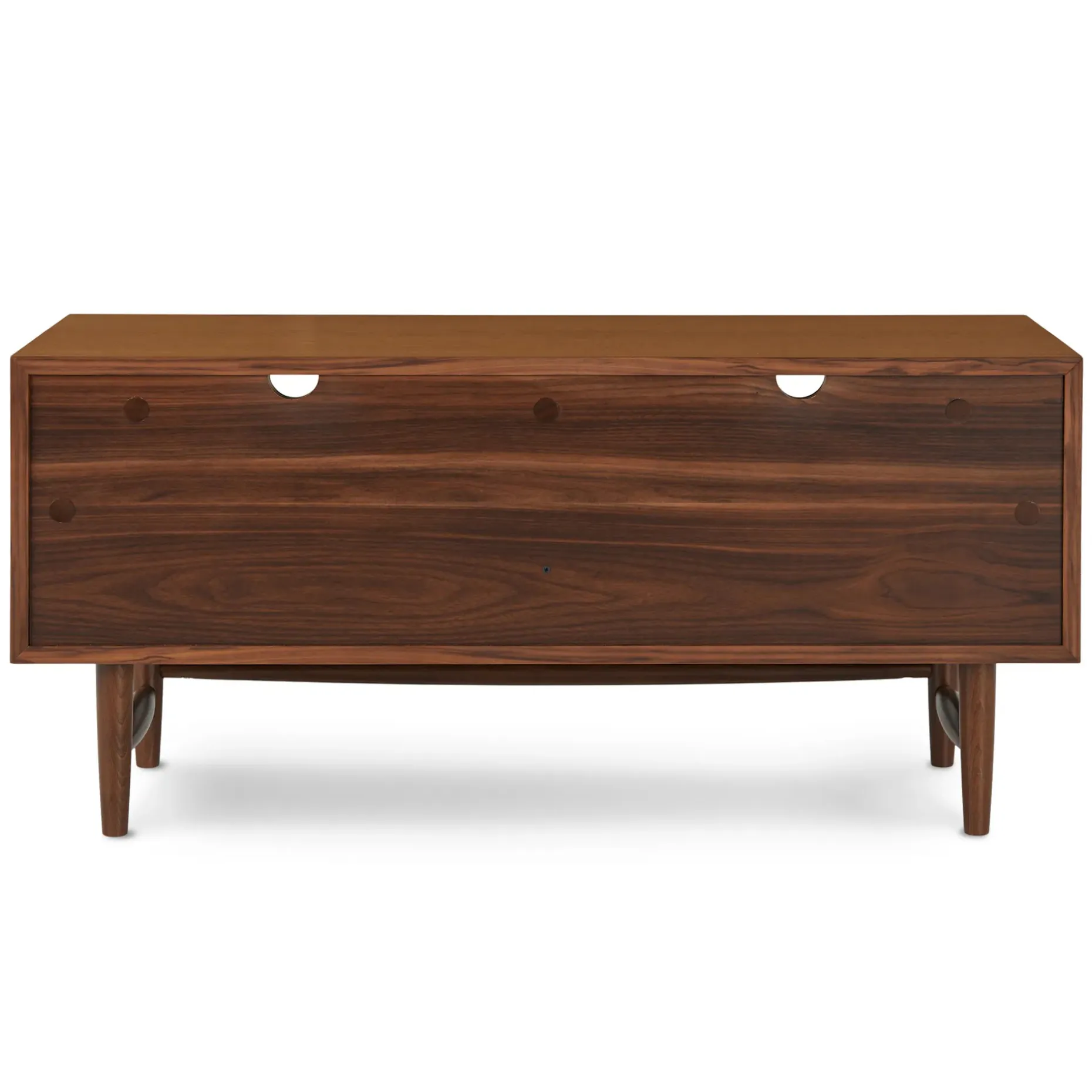 Lenia 42" Low Media Unit - Walnut