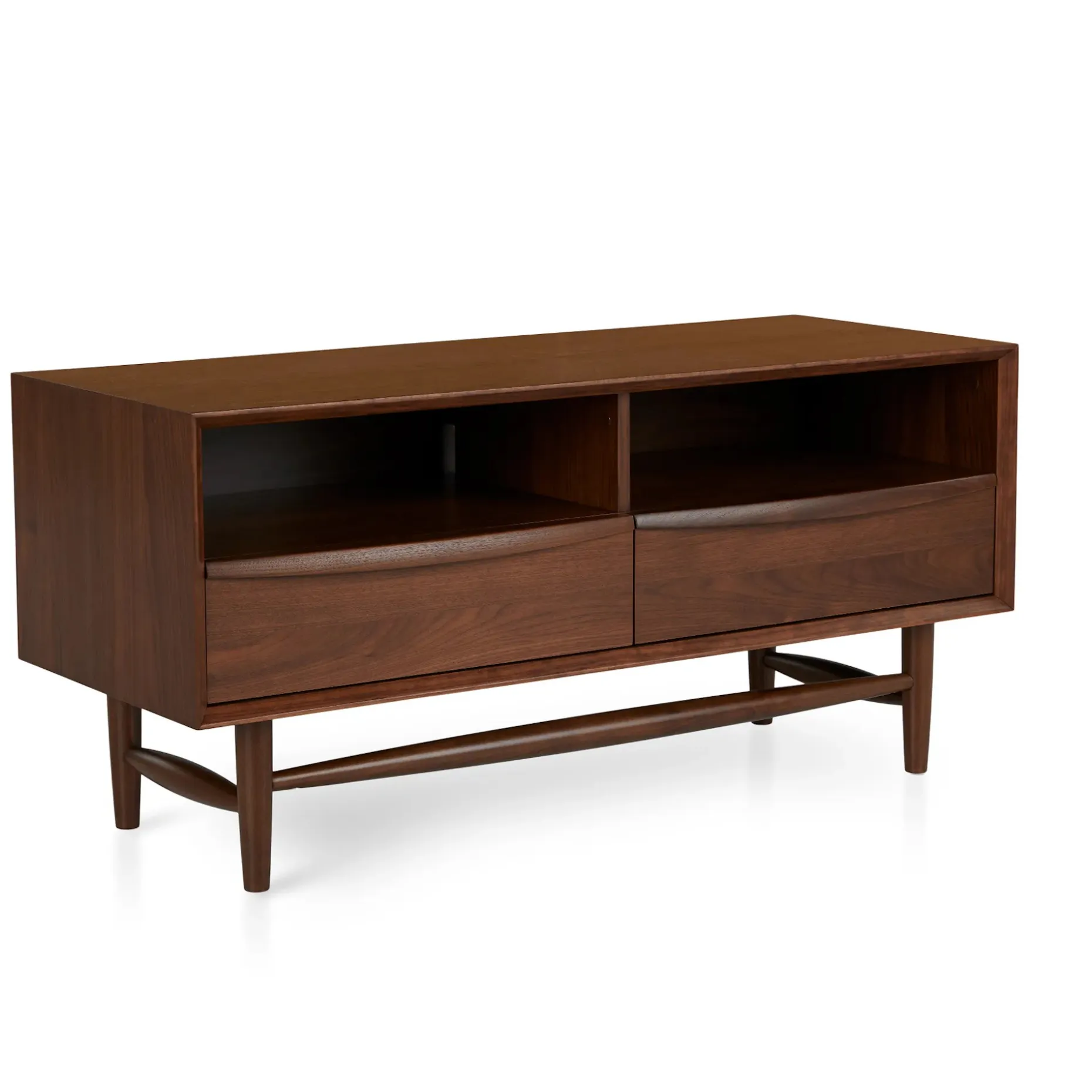 Lenia 42" Low Media Unit - Walnut