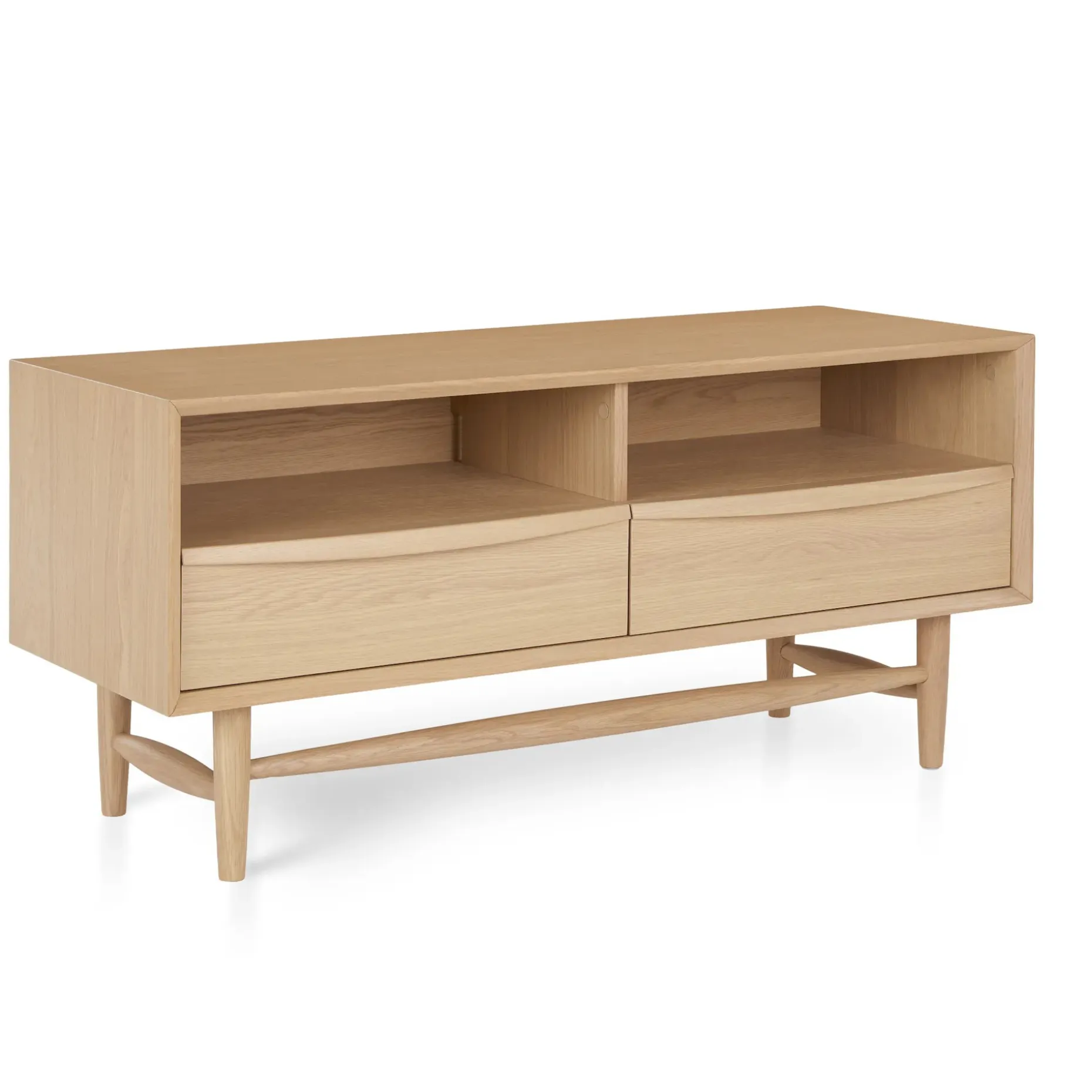 Lenia 42" Low Media Unit - White Oak