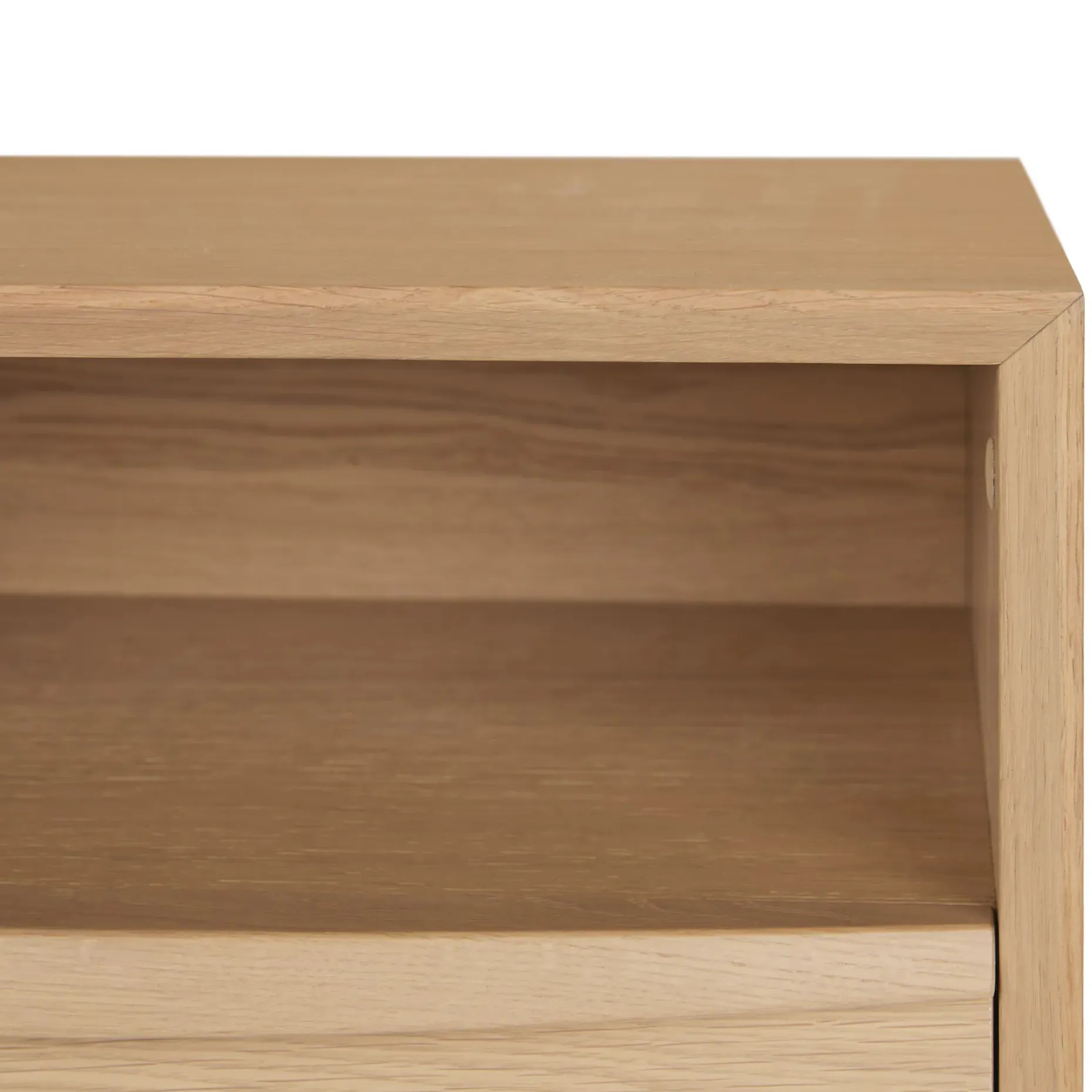 Lenia 42" Low Media Unit - White Oak
