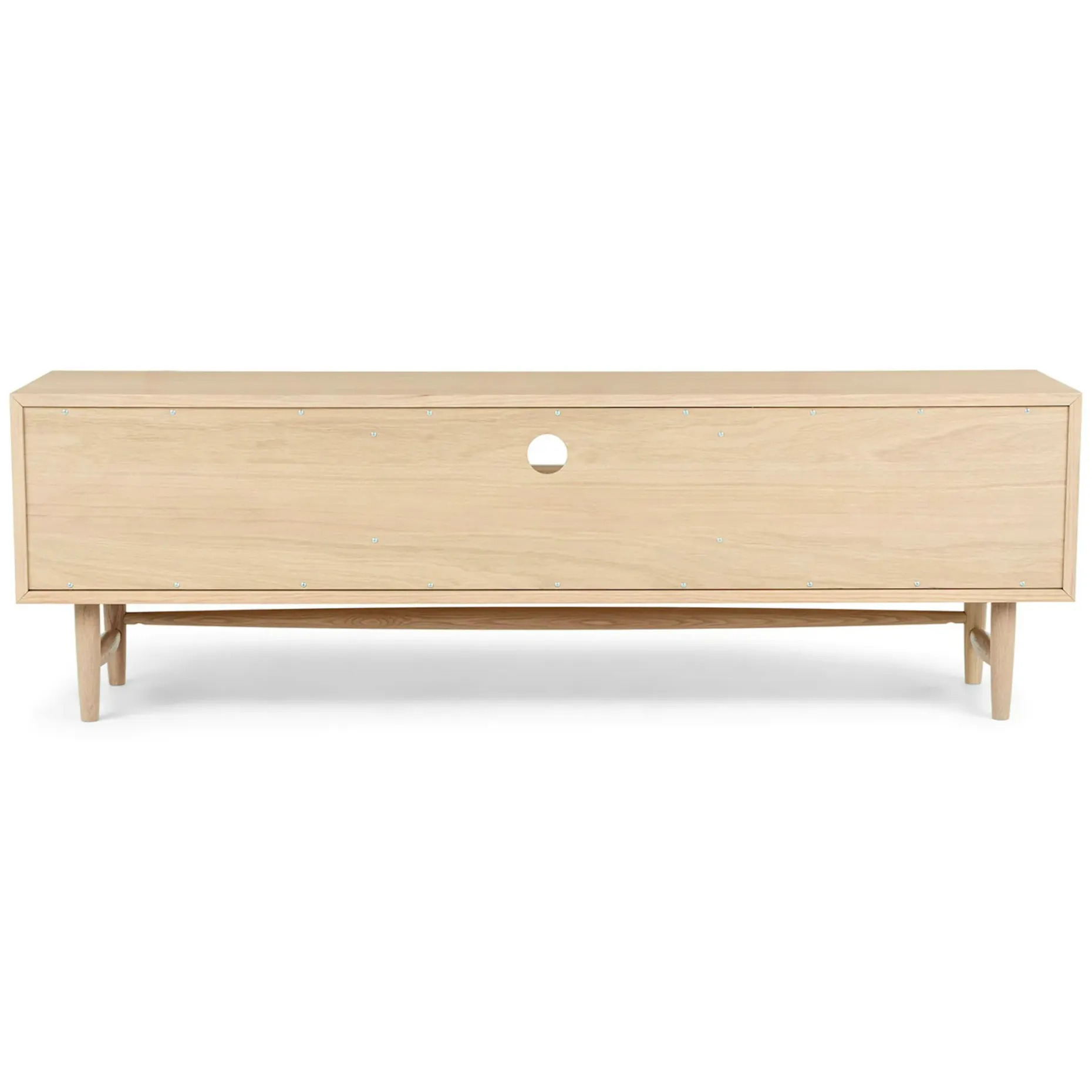 Lenia 63" Low Media Unit - White Oak