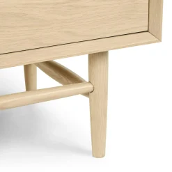 Lenia 63" Low Media Unit - White Oak