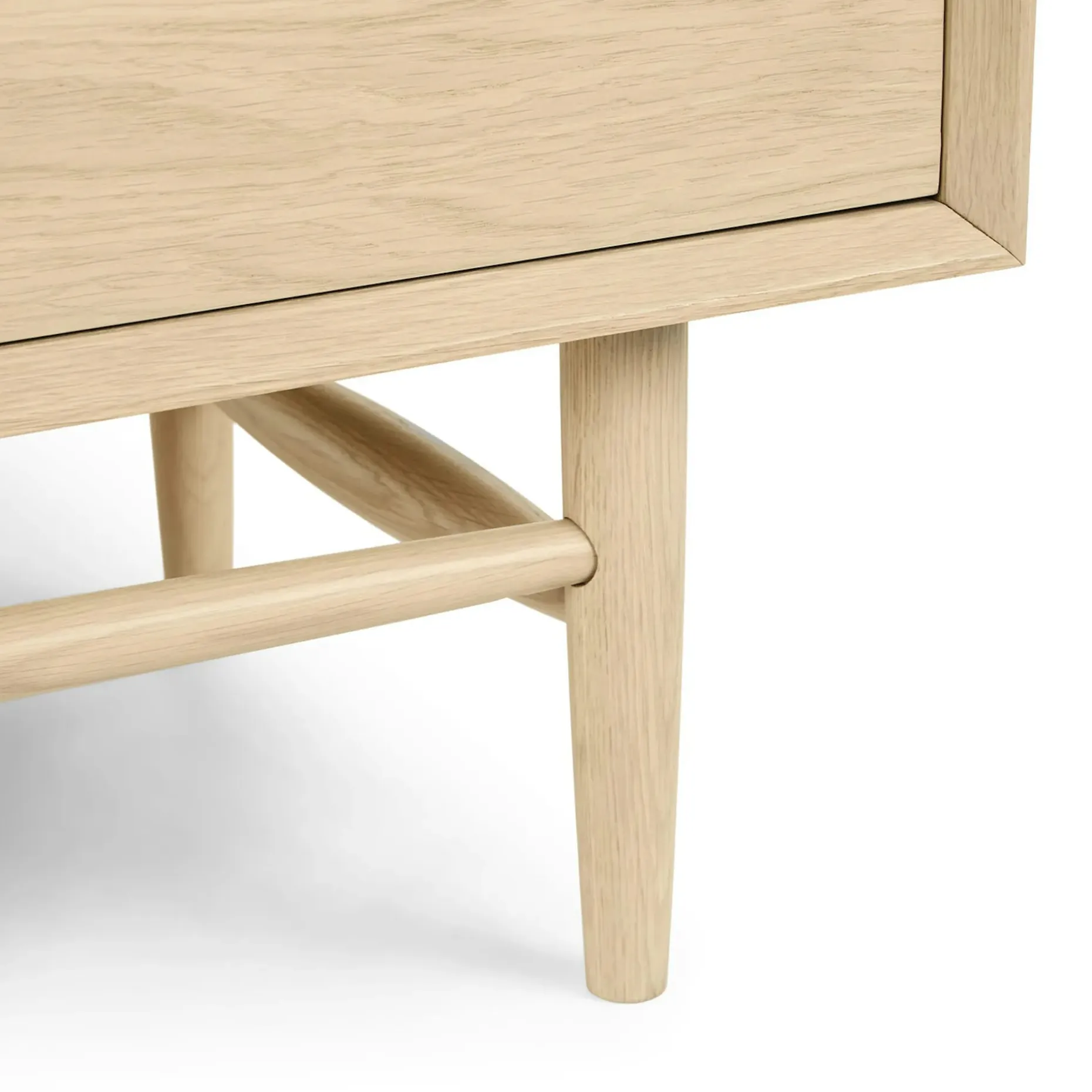 Lenia 63" Low Media Unit - White Oak