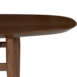 Lenia 53.5" Oval Coffee Table - Walnut