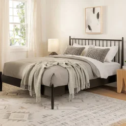 Lenia Queen Bed - Black