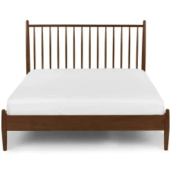 Lenia Queen Bed - Walnut