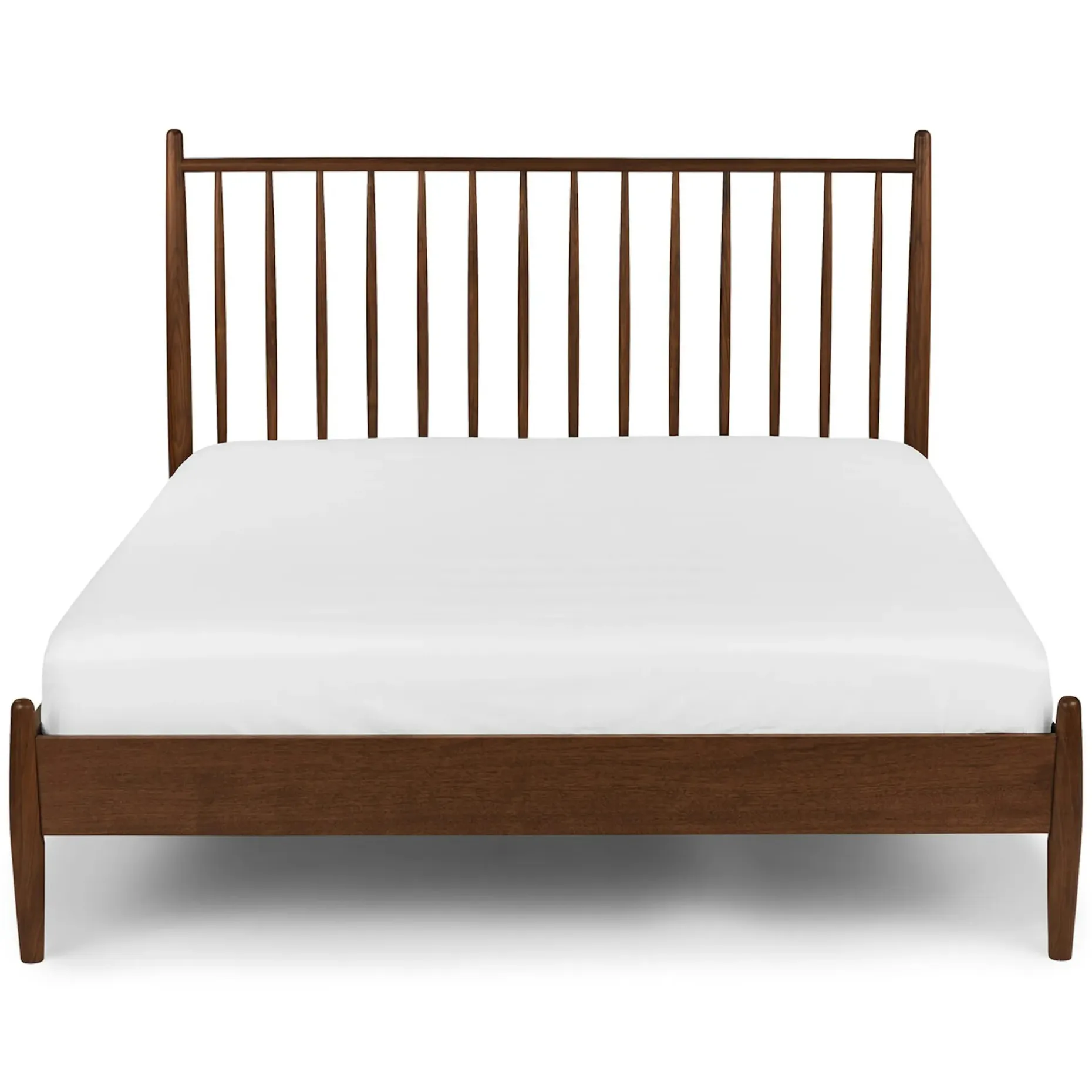 Lenia Queen Bed - Walnut