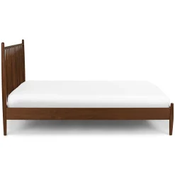 Lenia Queen Bed - Walnut