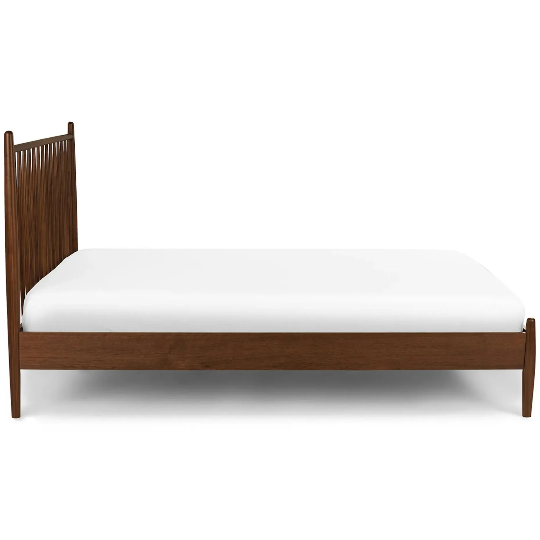 Lenia Queen Bed - Walnut