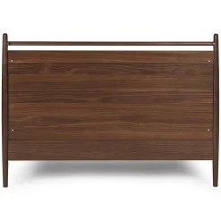 Lenia Queen Panel Bed - Walnut