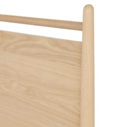 Lenia Queen Panel Bed - White Oak