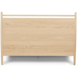 Lenia Queen Panel Bed - White Oak