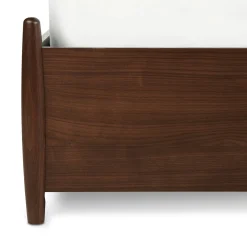 Lenia Queen Panel Storage Bed - Walnut