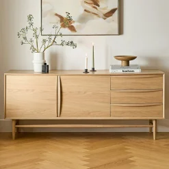 Lenia 71" Sideboard - White Oak