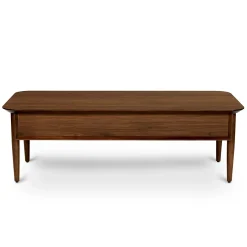 Lenia 46" Storage Coffee Table - Walnut