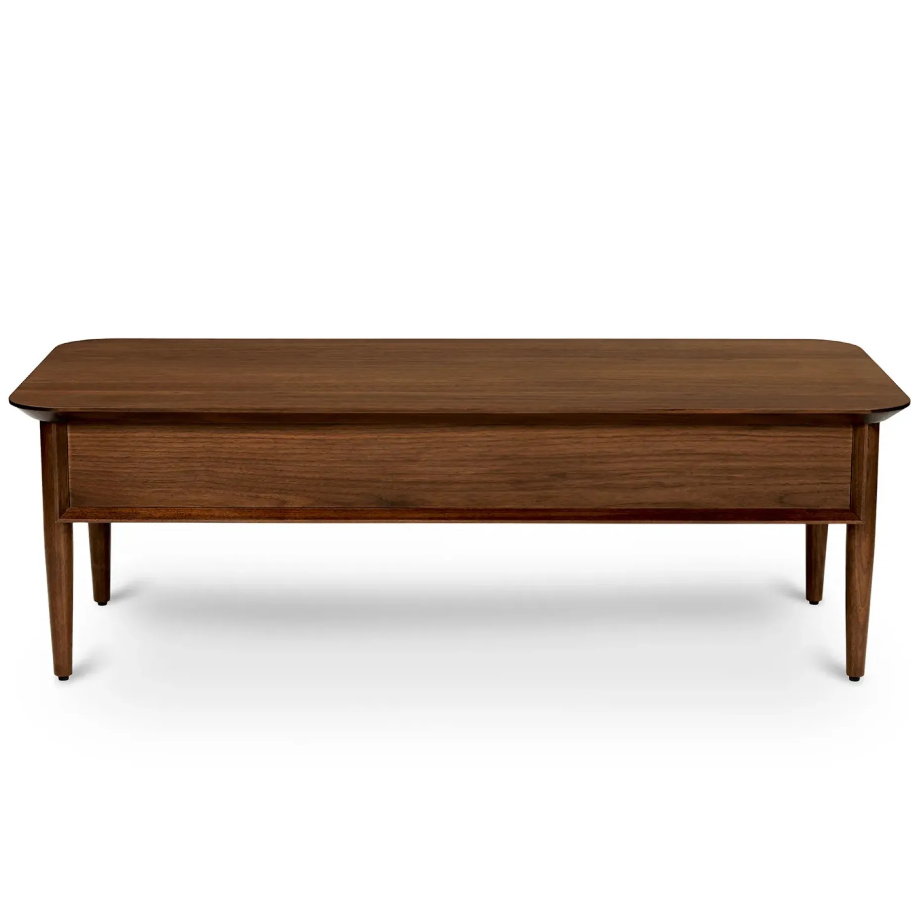 Lenia 46" Storage Coffee Table - Walnut