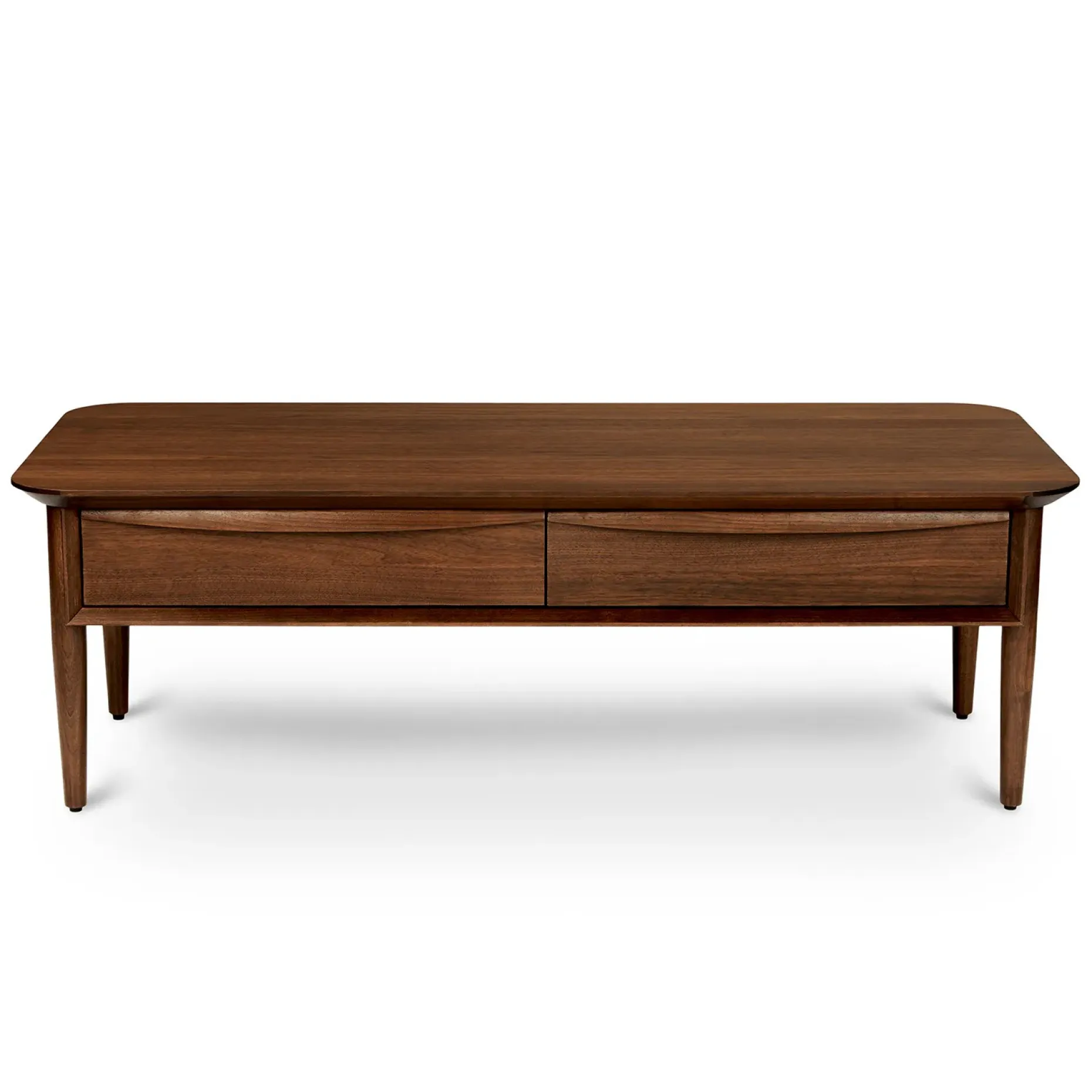 Lenia 46" Storage Coffee Table - Walnut