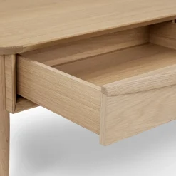 Lenia 46" Storage Coffee Table - White Oak