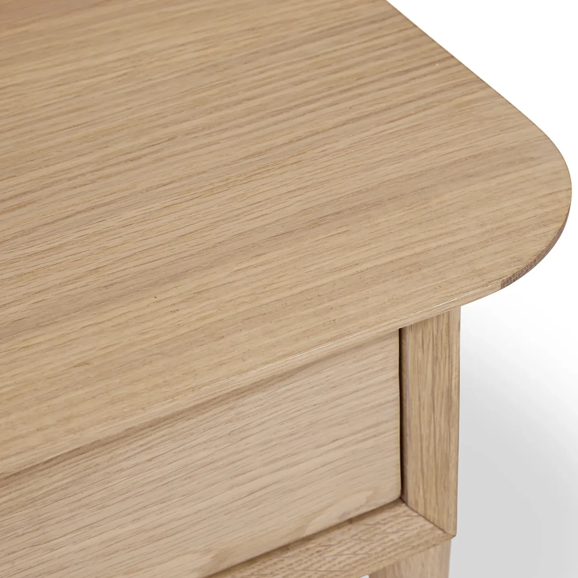 Lenia 46" Storage Coffee Table - White Oak