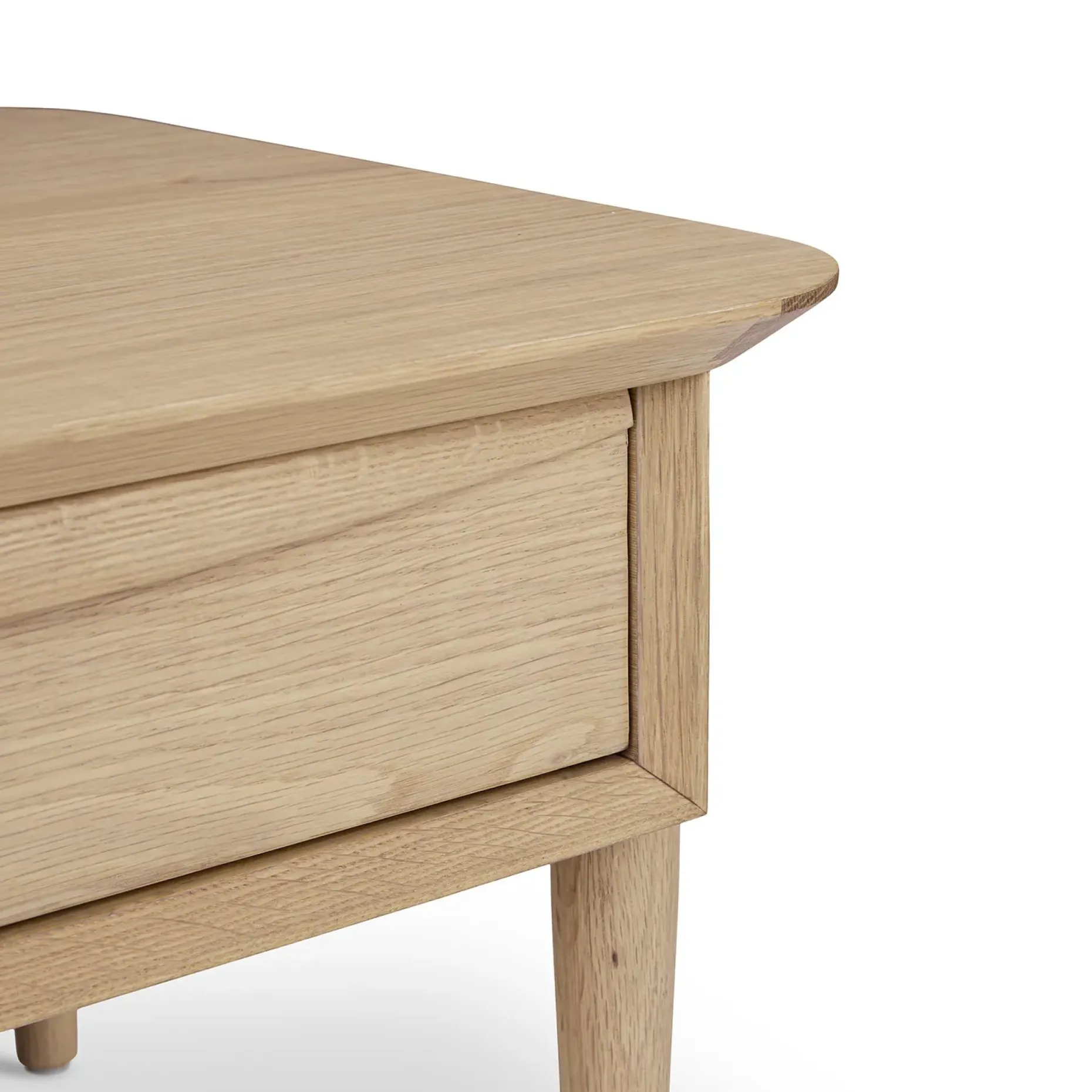 Lenia 46" Storage Coffee Table - White Oak