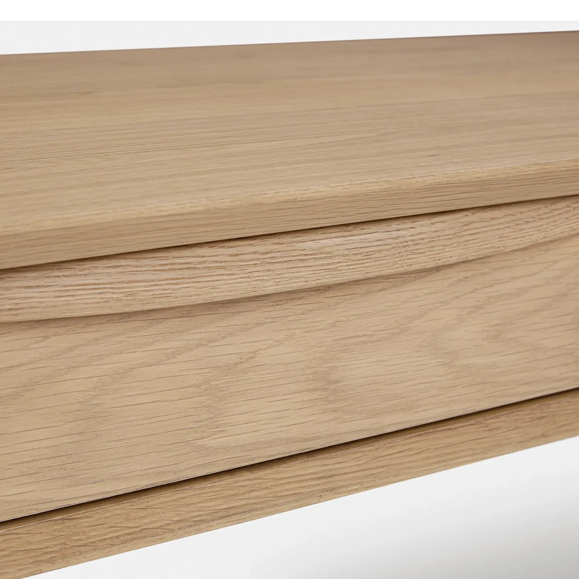 Lenia 46" Storage Coffee Table - White Oak