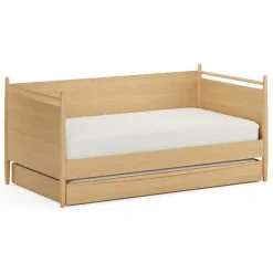 Lenia Twin Daybed with Trundle - White Oak