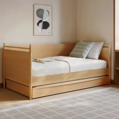 Lenia Twin Daybed with Trundle - White Oak