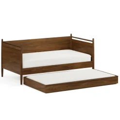 Lenia Twin Daybed with Trundle - Walnut