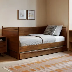 Lenia Twin Daybed with Trundle - Walnut