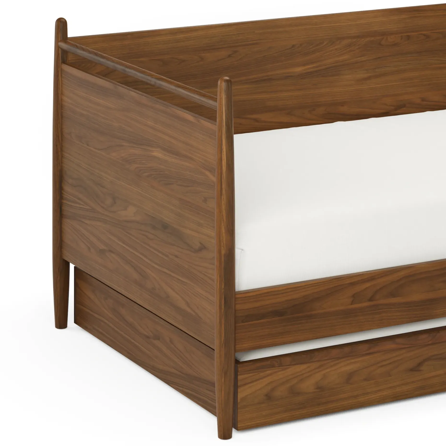 Lenia Twin Daybed with Trundle - Walnut
