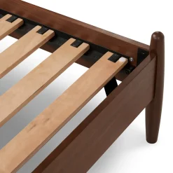 Lenia Twin Panel Bed - Walnut