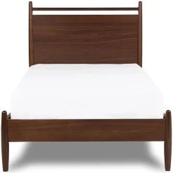 Lenia Twin Panel Bed - Walnut