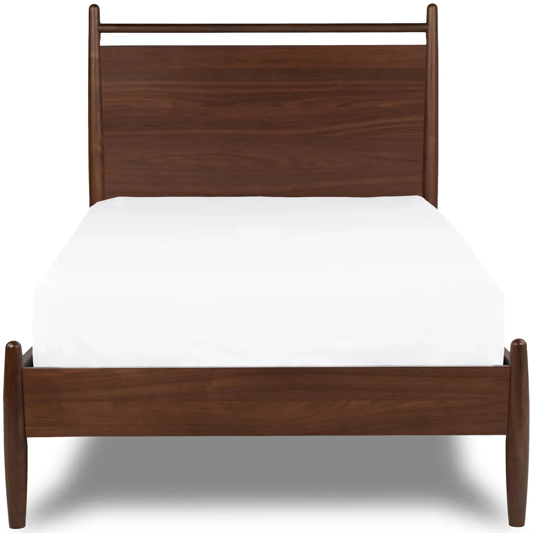 Lenia Twin Panel Bed - Walnut